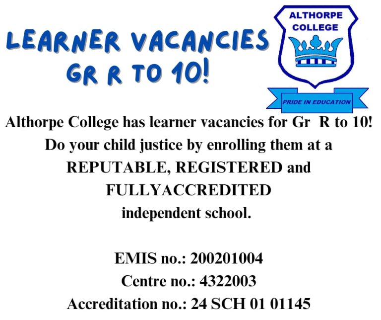 Althorpe School – School site for students and parents